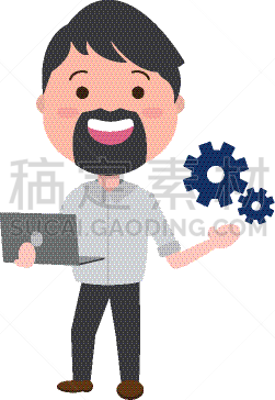 人,设备用品,技术员,衬衫,男人,父亲,技术,图像,络腮胡子