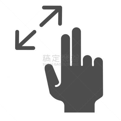 做手势,推镜头,计算机图标,固体,分离着色,轮廓,白色,触摸屏,符号,联系
