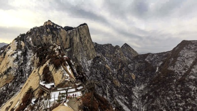 华山的延时摄影
