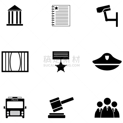 图标集,白色,书,陪审员,法官,文档