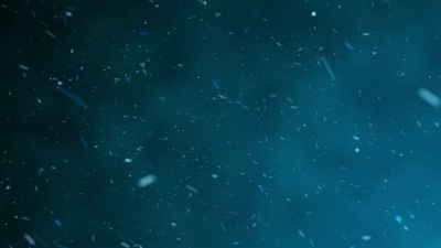 飘落的雪花，美丽的颗粒运动效果。