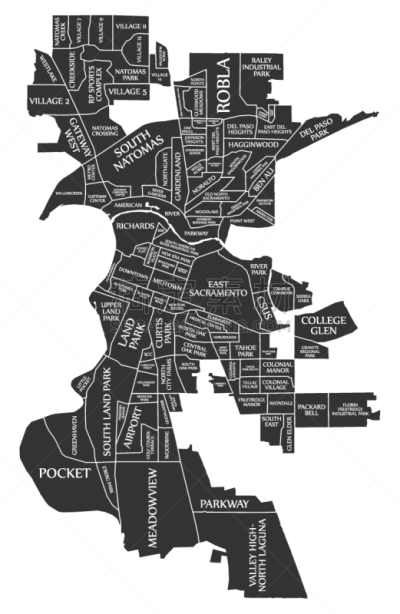 黑色,贴标签,美国,加利福尼亚,萨克拉门托,街道图,非都市风光,形状