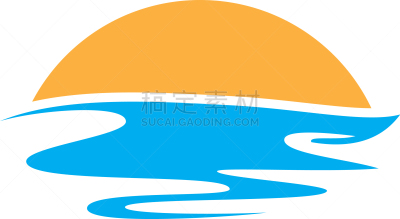 品牌名称,波浪,海洋,商务,热,游艇,模板,节日,夏天,日落