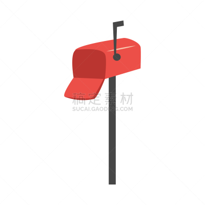 红色,街道,邮箱,平坦的,计算机图标,商务,电子邮件,信函,收件箱,通信
