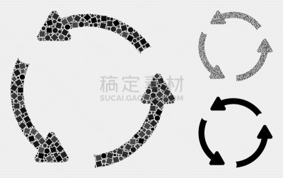 抽象拼贴画,计算机图标,正方形,精神振作,球体,脚踏车,行动,转,重复,弯曲