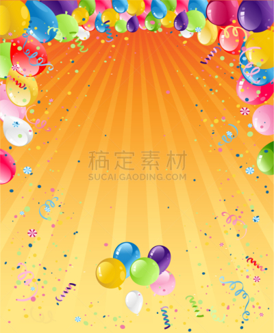 生日,橙子,背景聚焦,白昼,50年节,事件,闪亮的,黄金,五彩纸屑,问候