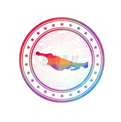 小的,萨尔瓦多岛,平坦的,低多边形效果 ,橡皮章,垂直画幅,拿骚,邮局,绘画插图,符号