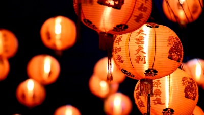 中国的灯笼，中国的新年