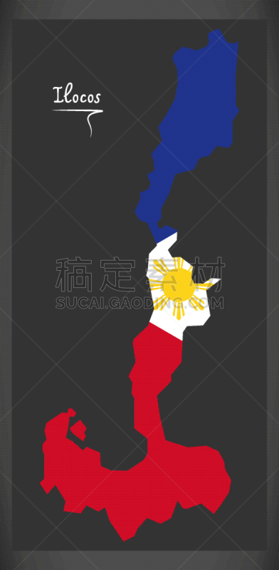 菲律宾,北依罗戈省,现代,自然美,艺术品,绘画插图,办公室,剪影
