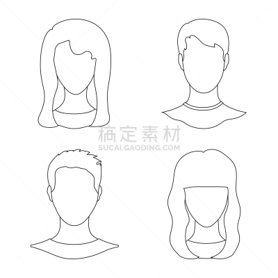 专业人员,照片,标志,棕色头发,金色头发,发型,头发,男人,女人,轮廓