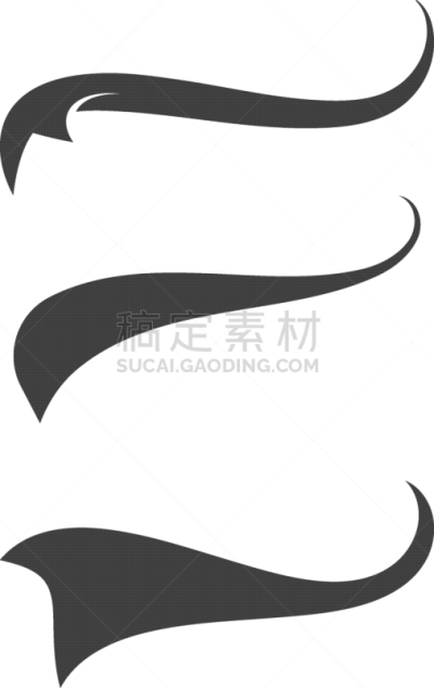 swash and swooshes tails design