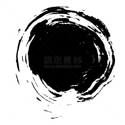 圆形,笔触,干的,墨水,现代,涂料,粗糙的,喷溅,绘制
