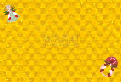 边框,绘画插图,金叶,矢量,新年,传统,华丽的,简单,复古风格,模板