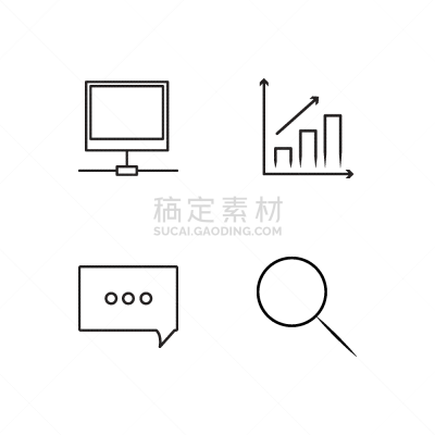 商务,轮廓,计算机图标,极简构图,周末活动,图表,计算机,技术,布置