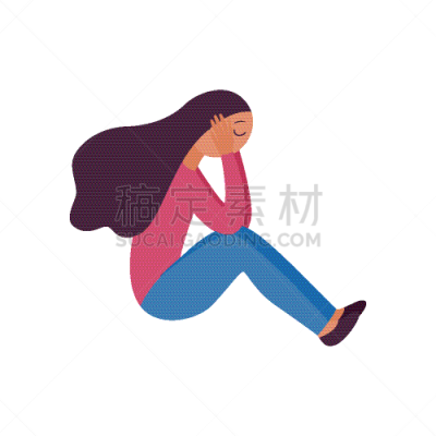 女人,拿着,塞进去,腿,健康保健,损失,头痛,面部表情,发狂的,坐