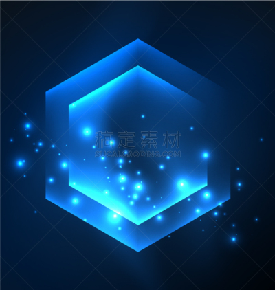 六边形,背景聚焦,赌场,夜晚,铬合金,技术,图像,发光,闪亮,装饰