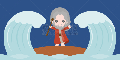 Moses,两个物体,红海,可爱的,逾越节家宴,逾越节,大批人同时离去,红色,人,分割