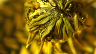 花茶。拼贴。