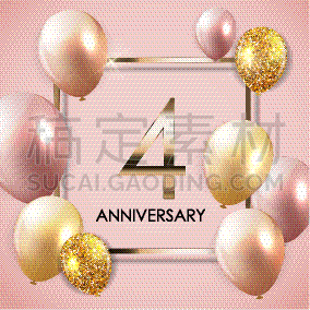 周年纪念,模板,4岁到5岁,背景聚焦,生日,50年节,季节,文字,收集