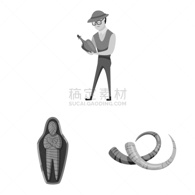 讲故事,品牌名称,法老,人,组物体,灰色,古代,木乃伊化的,探索,设计