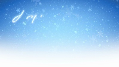 节日快乐和雪花(Loop)