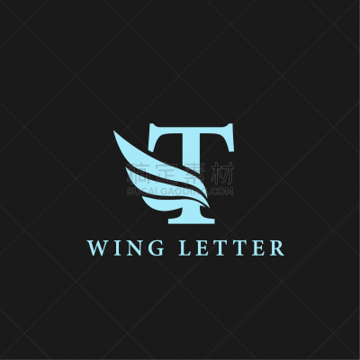 矢量,商务,概念,计算机图标,品牌名称,彩色图片,技术,英文字母t,机翼,蓝色
