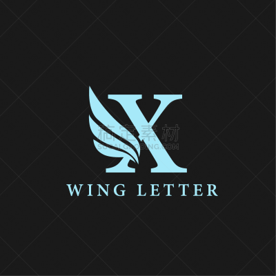 矢量,商务,概念,计算机图标,品牌名称,技术,机翼,彩色图片,英文字母x,蓝色