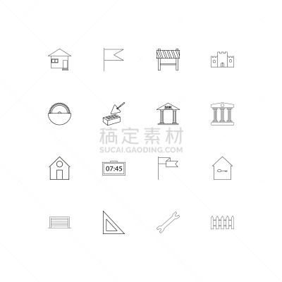 直的,建筑业,计算机图标,建筑体,砖,图像,矢量,车库,房屋