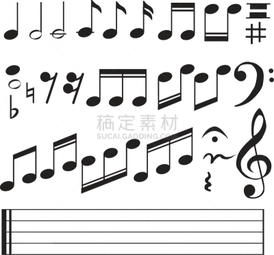 音符,白色背景,计算机图标,建筑工地,品牌名称,移动应用程序,扁平化设计,蜘蛛网,设计,布置