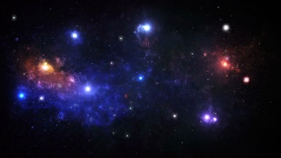 恒星和星系。空间背景。可循环。天文学。