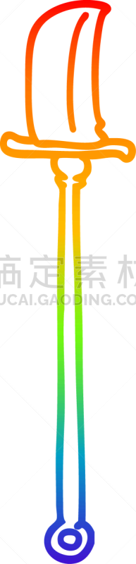 青铜,山,彩虹,铅笔画,图像,艺术,中世纪时代,矢量,绘制