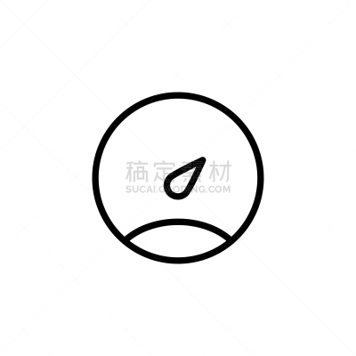 速度计,线图标,轮廓,符号,测量工具,汽车,技术,图像,细的,交通方式