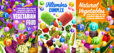 vegetable vitamins complex vegetarian food