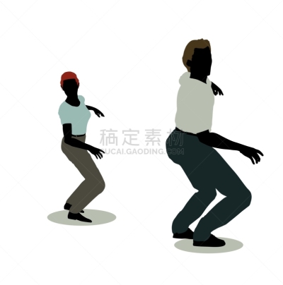 男人,女人,静止的,注视镜头,分离着色,轮廓,噪声,恐惧症,非凡的,剪影