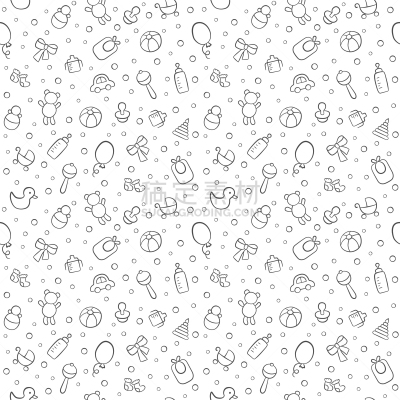 可爱的,四方连续纹样,儿童,背景,纹理,绘画插图,婴儿,女孩,矢量,粉色