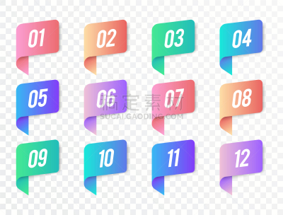 数字1,信息图表,多色的,矢量,数字,表格,数字12,指着,设计