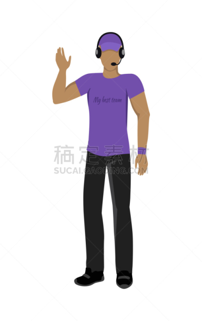 制服,黑色,紫罗兰,计算机图标,卡通,裁判,职权,白色背景,法官,运动