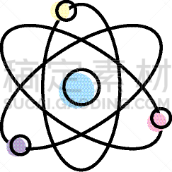 物理学,科学,轨道运行,化学课,分离着色,中子,化学制品,球体,椭圆形,教育