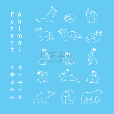 计算机图标,几何形状,哺乳纲,现代,动物群,动物,品牌名称,狐狸,几何学,兔子