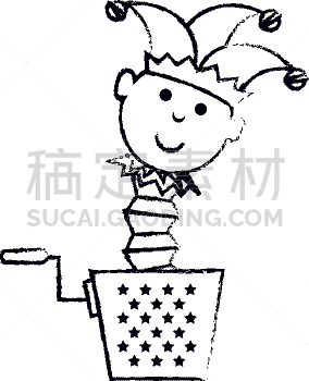 玩具,盒子,分离着色,可爱的,奇异小人玩具盒,塑胶,图像,小的,矢量