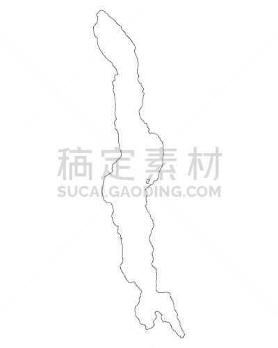 马拉维湖,分离着色,白色,矢量,湖,灰色,马拉维,图像
