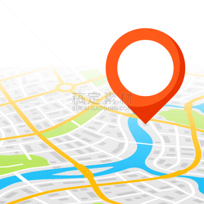 距离标记,抽象,街道图,旅途,传单,林荫路,公园,湖,河流,疤