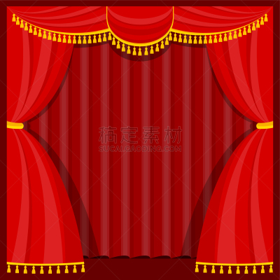 窗帘,舞台,红色,事件,首次公演,纺织品,华贵,收集,庆祝,装饰
