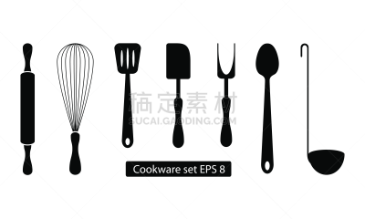 厨房用品商店,黑白图片,配方,多样,食品,长柄勺,活塞,设备用品,背景,厨房