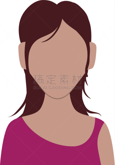 女人,头像,空白的,商务,人,肖像,图像,头发,矢量,违约