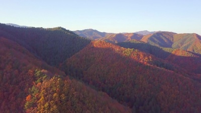 韩国群山秋景