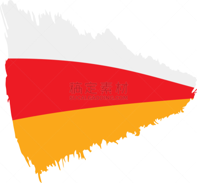 南奥塞梯,白色,欧洲,职权,国内著名景点,红色,涂料,矢量,高加索山脉