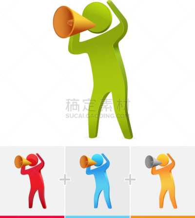 扩音器,男商人,分离着色,白色,噪声,商务,手提式扬声器,人,说话,沟通