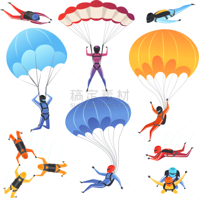 运动,降落伞,性格,高崖跳伞,风险,专业人员,跳伞运动,兴奋,休闲