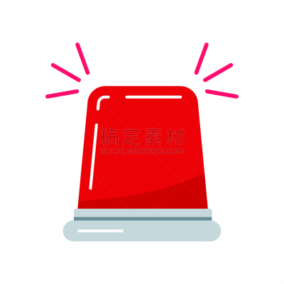 火,裸露狂,红色,矢量,计算机图标,白色背景,分离着色,警笛,手电筒,紧急出口标志
